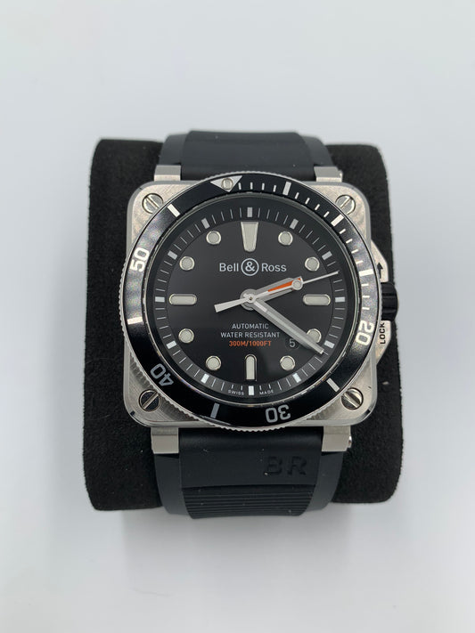 Bell & Ross BR 03-92 Diver Automatic Men's Watch BR0392-D-BL-ST/SRB