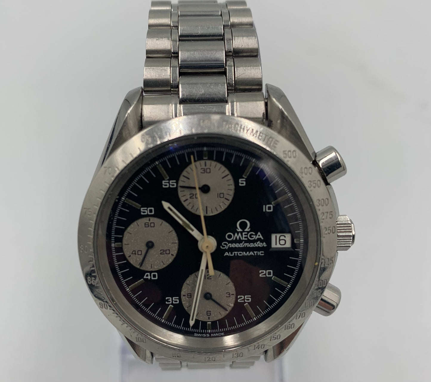 Omega Speedmaster Date 39MM Black Dial Steel Bracelet (3511.50.00)