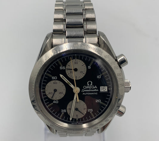 Omega Speedmaster Date 39MM Black Dial Steel Bracelet (3511.50.00)