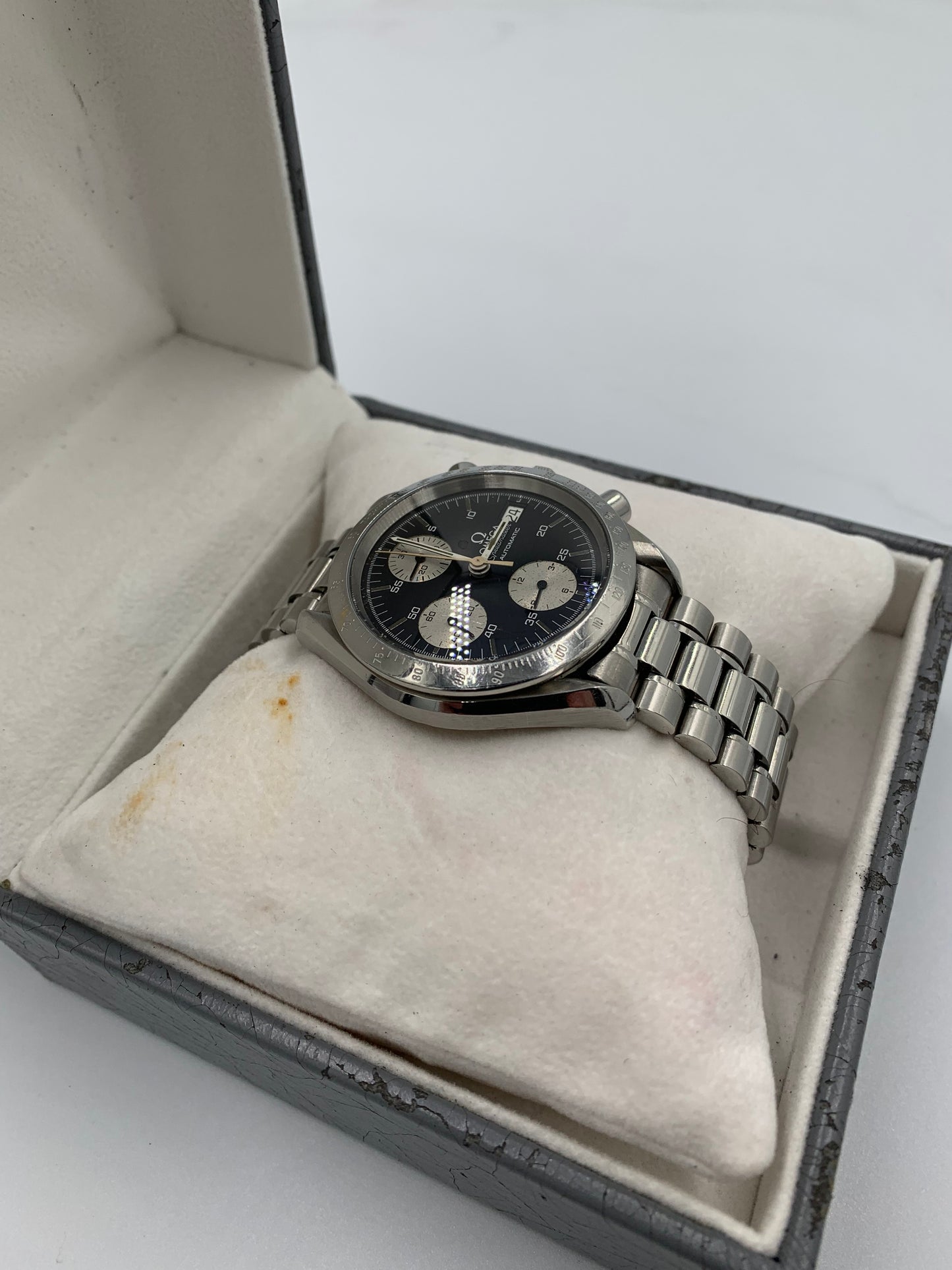 Omega Speedmaster Date 39MM Black Dial Steel Bracelet (3511.50.00)